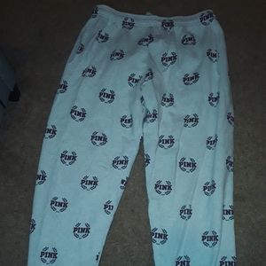 Pink logo joggers